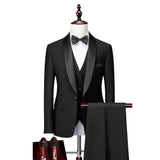 3-частен Slim Fit костюм за мъже
