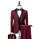 3-частен Slim Fit костюм за мъже