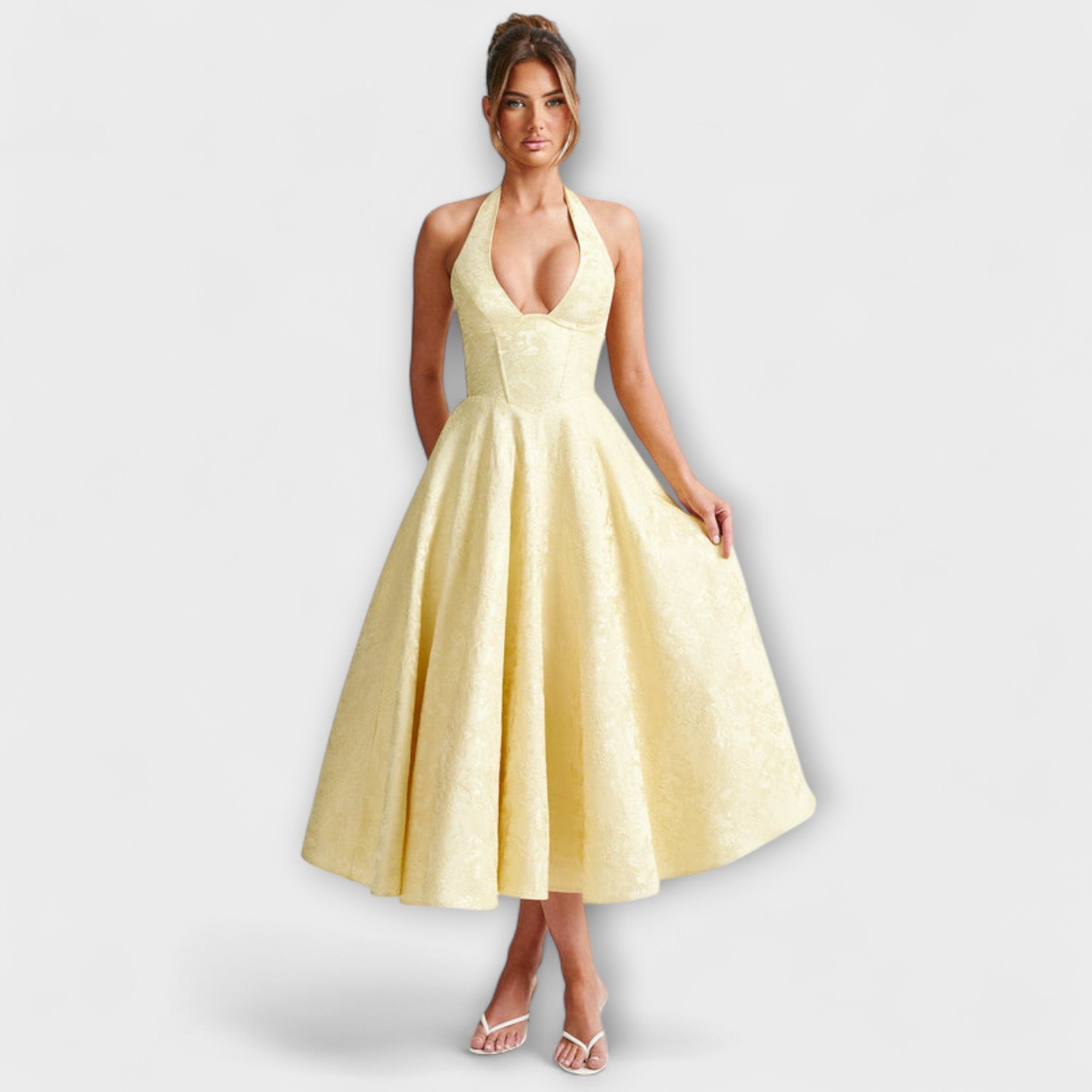 Каталина - Романтична Миди Рокля