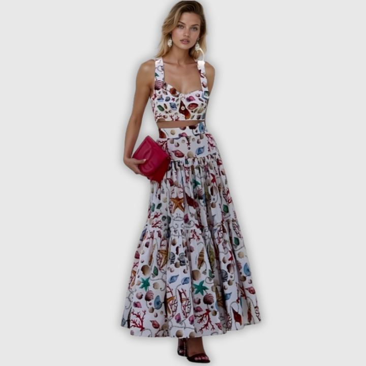 Heather - Stylish Two-Piece Skirt Set