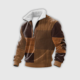 Петър – Суитшърт с цип и висок як с козина