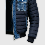 Светослав™ | Мъжко хибридно деним яке с плътна структура