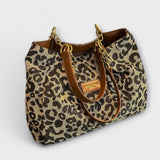 Aurora. - Leopard Canvas Tote