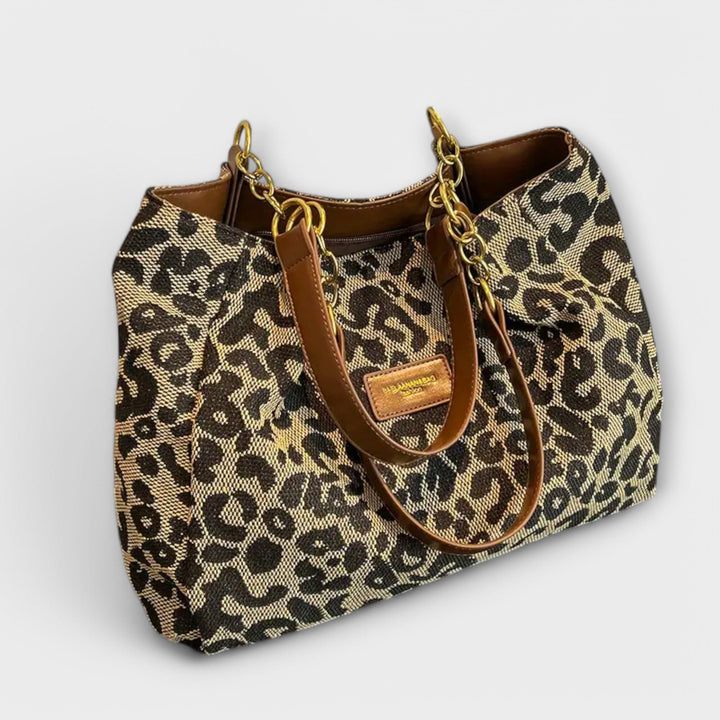 Aurora. - Leopard Canvas Tote