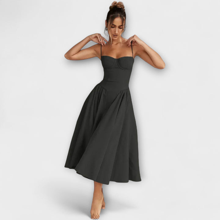 Rosalie - Refined Sleeveless Corset Dress