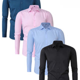 Найчо - Елегантна риза с дълги ръкави и копчета