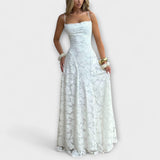 Емберли - Елегантна макси рокля от жакард