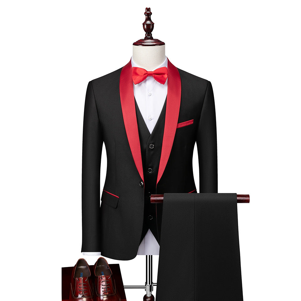 3-частен Slim Fit костюм за мъже