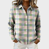 Лена – Ризест плетен блузон в свежи пастелни тонове