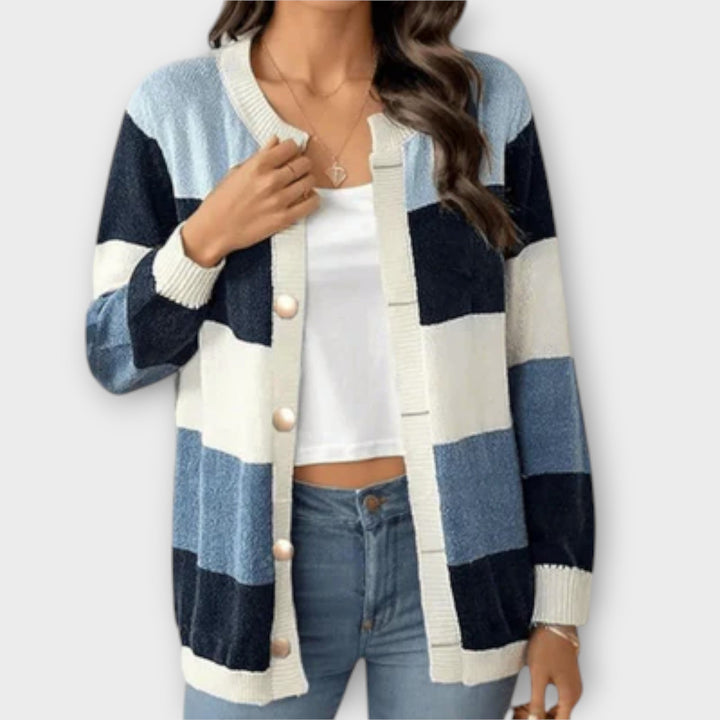 Aurora - Striped Cardigan