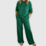 Лана | Дамски двучленен комплект от висококачествена мека материя