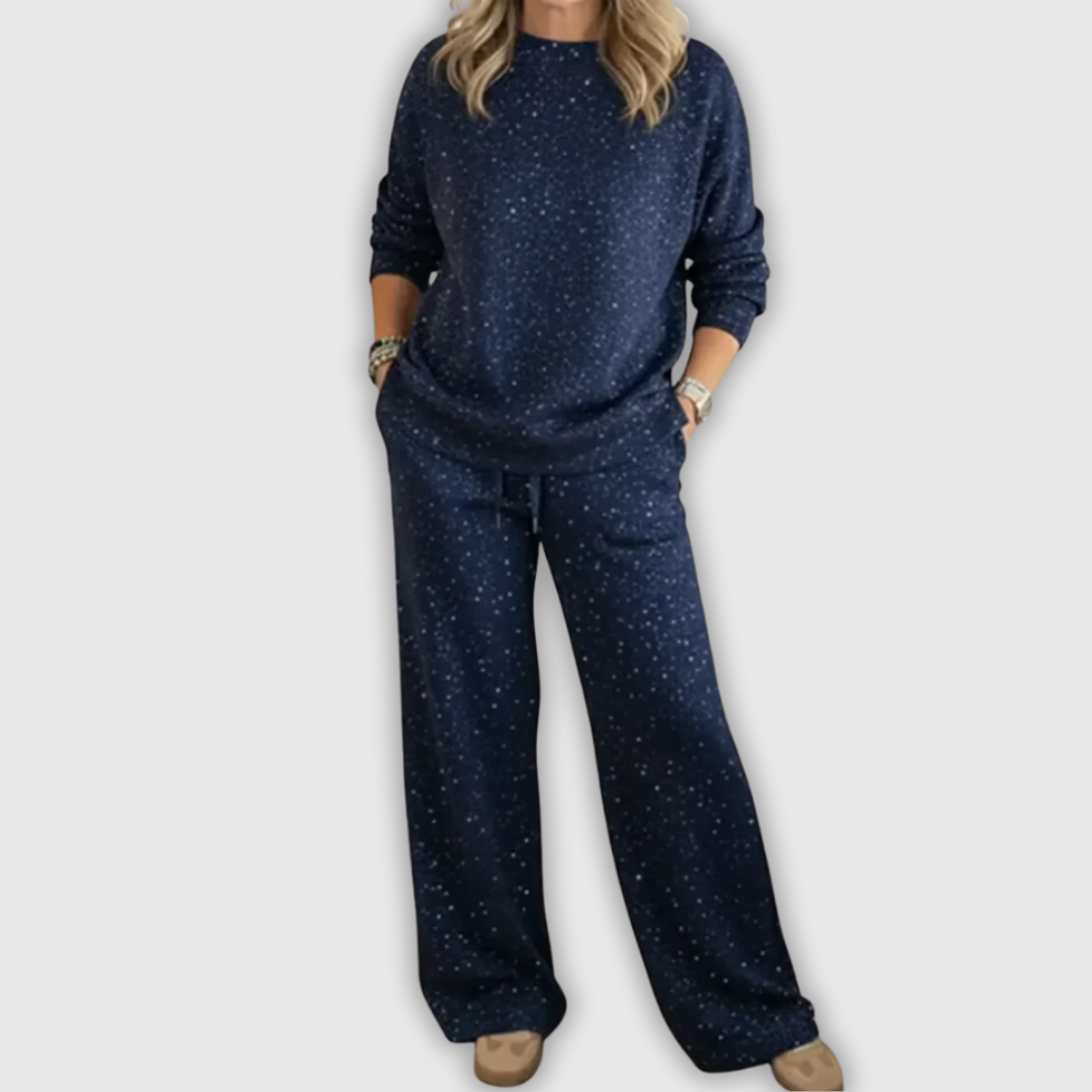 Лана | Дамски двучленен комплект от висококачествена мека материя