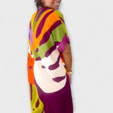 Аврора - Casual рокля с цветен принт на листа