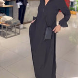 HELENA™ | ДЪЛГА ШИРОКА РОКЛЯ С БОКОВИ РАЗРЕЗИ