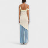 Аурора - Миди рокля Thames с детайли от сплит