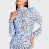 Фрея - Елегантна Миди Рокля от Цветен Кант