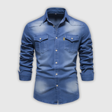 Kilian™ | Висококачеена памучна дънкова риза