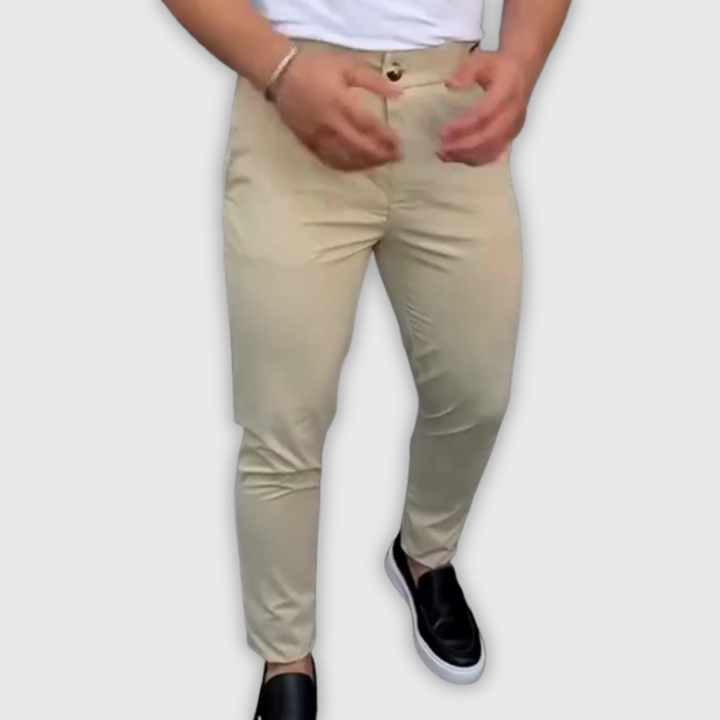 Tommaso | Men's Stretch Slim Fit Trousers