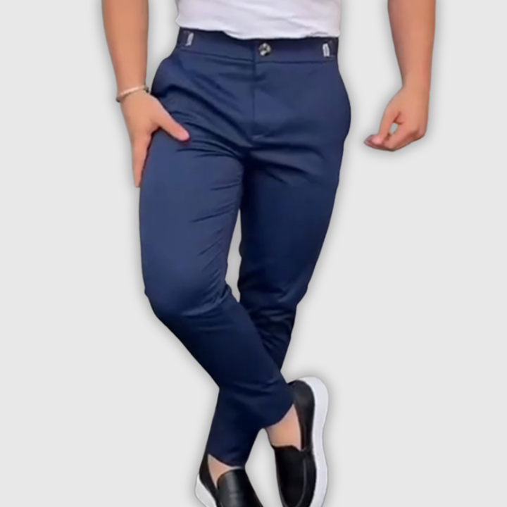 Tommaso | Men's Stretch Slim Fit Trousers