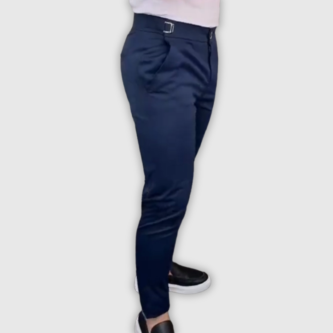 Tommaso | Men's Stretch Slim Fit Trousers