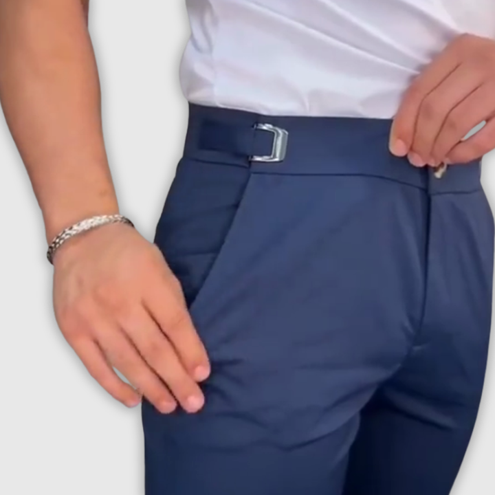 Tommaso | Men's Stretch Slim Fit Trousers