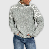 Ливия – Плетен пуловер с класически силует