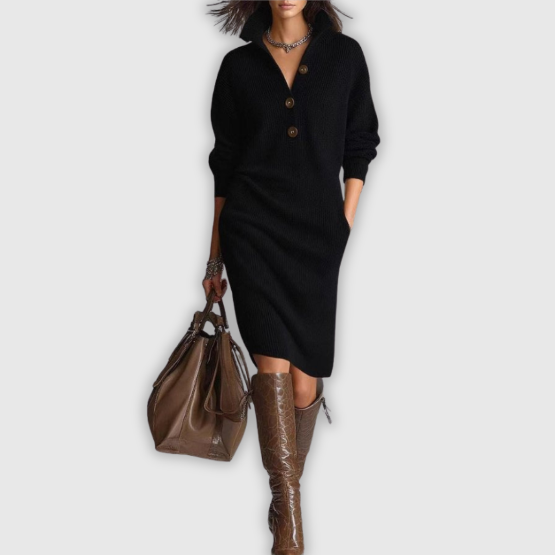 Carmen | Warm Knit Dress, Elegant and Comfortable