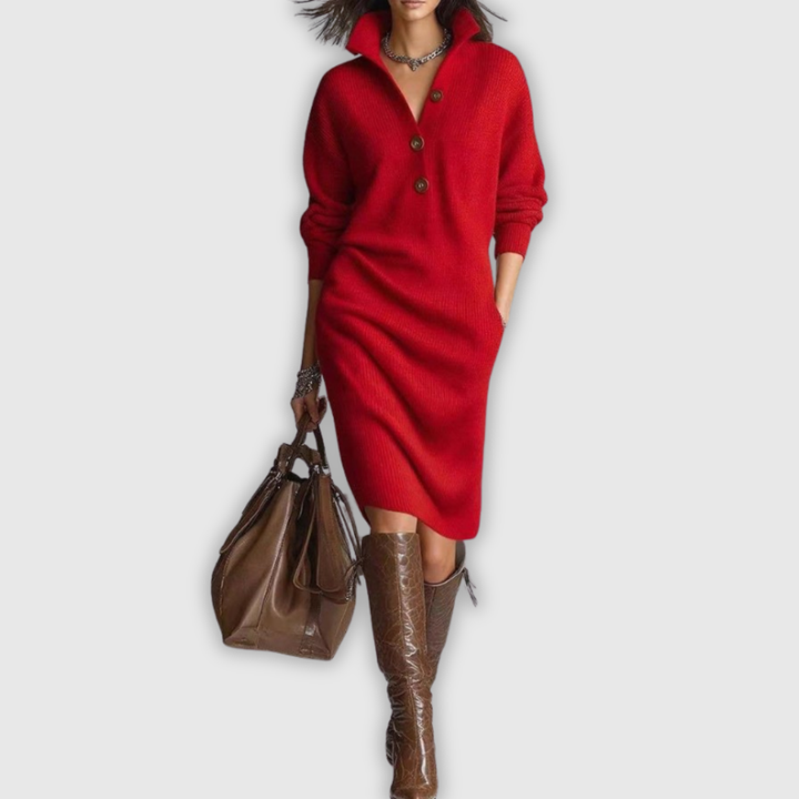 Carmen | Warm Knit Dress, Elegant and Comfortable