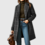 Десислава | Вълнено палто с каре Cambridge