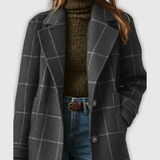 Десислава | Вълнено палто с каре Cambridge