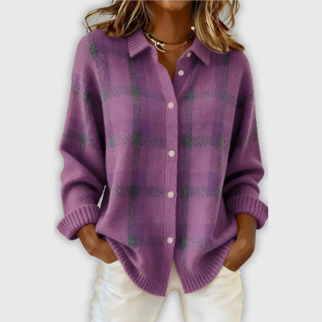 Теса – Кариран Пуловер Премиум