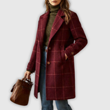 Десислава | Вълнено палто с каре Cambridge