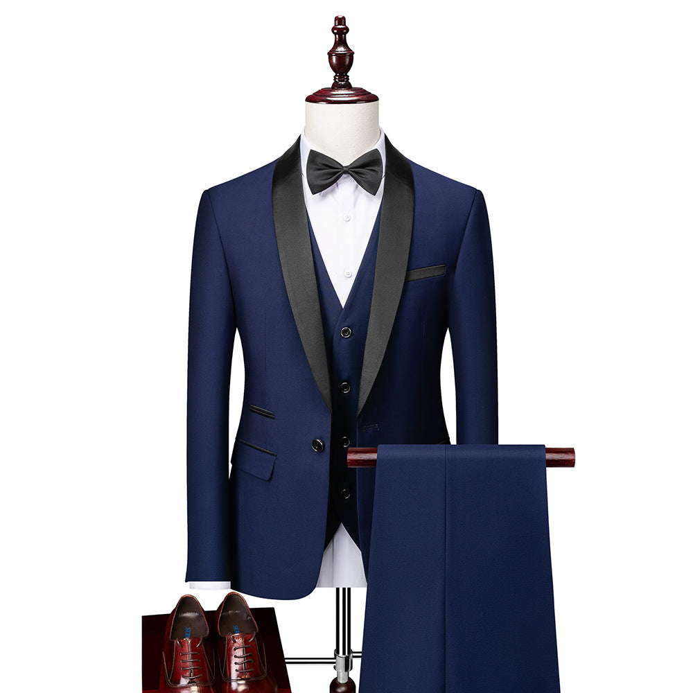3-частен Slim Fit костюм за мъже