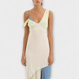 Аурора - Миди рокля Thames с детайли от сплит