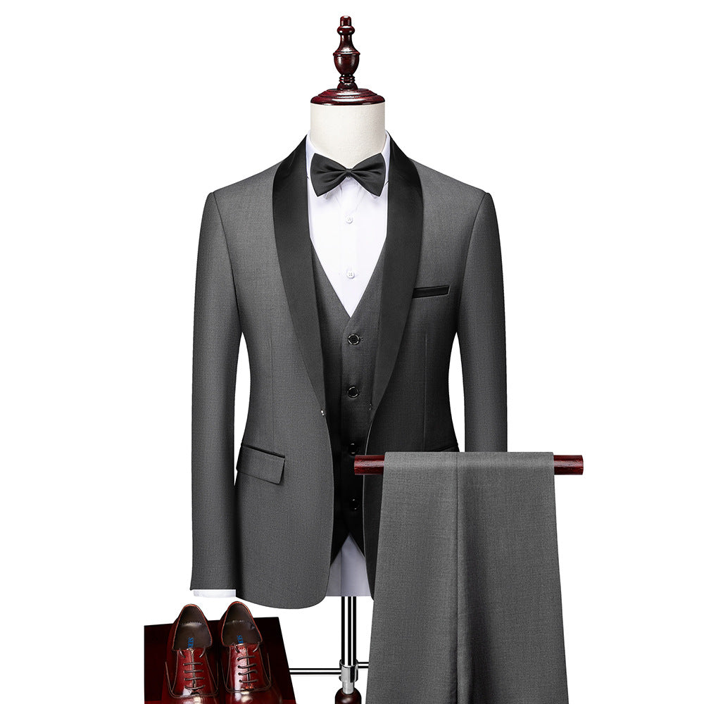 3-частен Slim Fit костюм за мъже