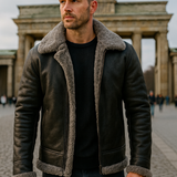 Фредерик | Мъжко авиаторско кожено яке