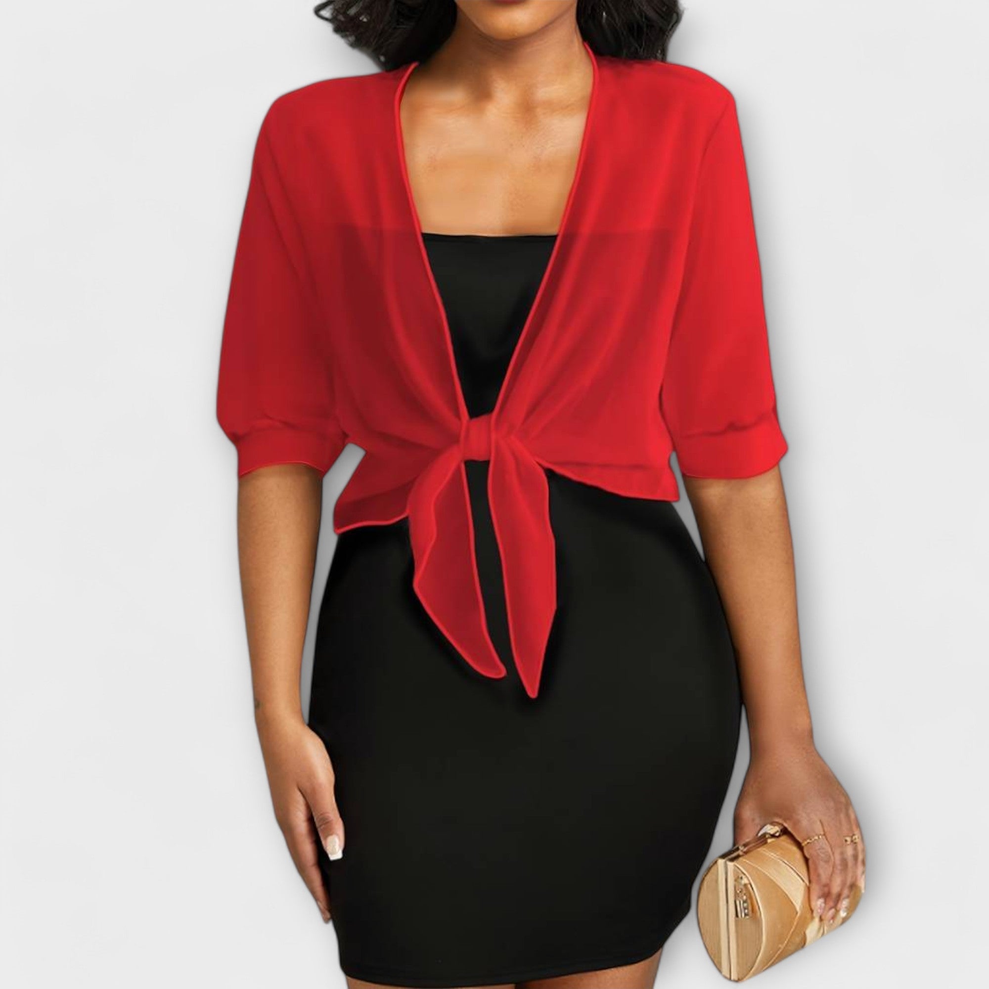 Оливия - Блуза с Отворен Преден Част