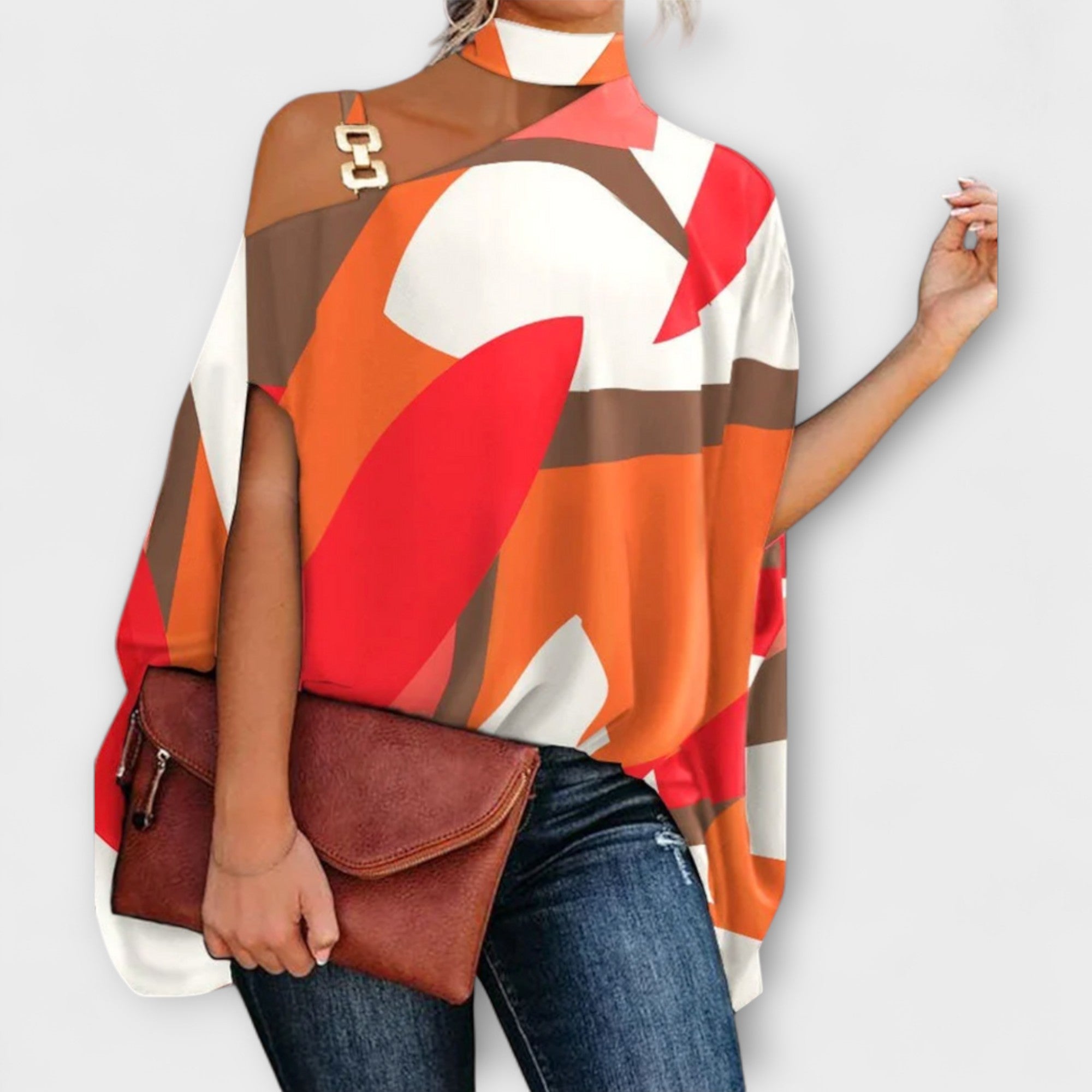 Блуза с открито рамо за жени