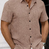 Здравчо - Лека риза с къс ръкав от лен