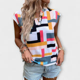 Хлое - Блуза с къс ръкав