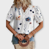 Емили - Модерна Блуза с V-образно Деколте