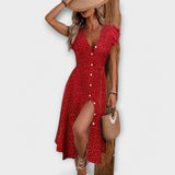 Шикозна миди рокля на точки