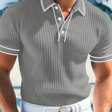 Горан - Елегантен поло с къси ръкави