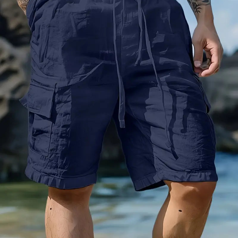 Цветан - Къси дишащи панталони с еластичен талия