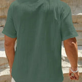 Елиян - Елегантна лятна риза с висока яка