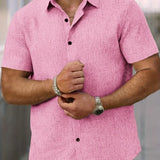 Здравчо - Лека риза с къс ръкав от лен