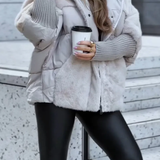 Ава - Елегантно пухено яке