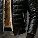 МИЛЕН | ЧЕРНА ПАДНАЛА ЯКЕ С ШЕРПА ПОДПЛАТА