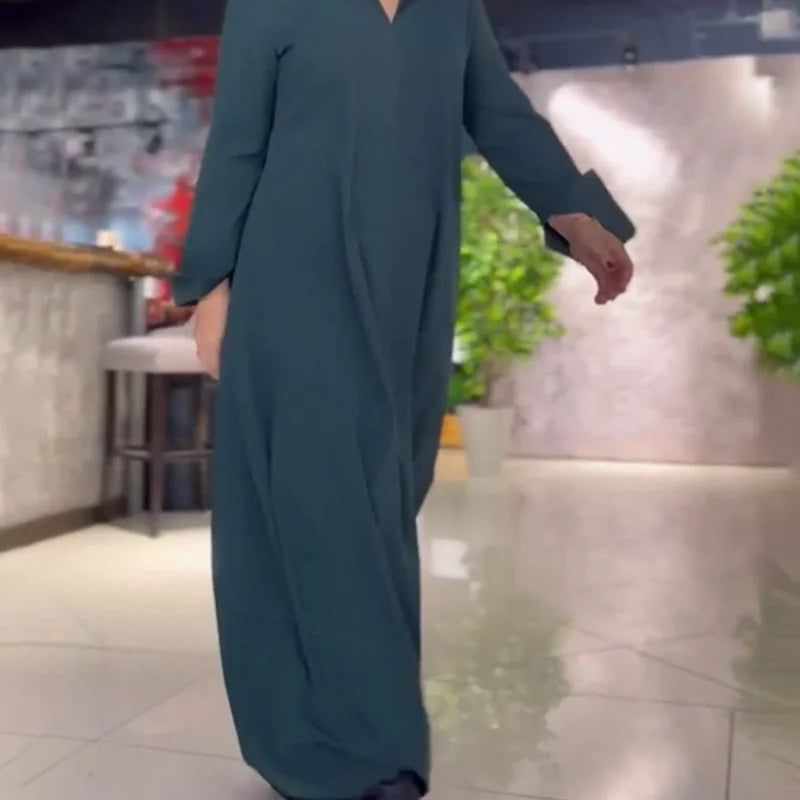 HELENA™ | ДЪЛГА ШИРОКА РОКЛЯ С БОКОВИ РАЗРЕЗИ