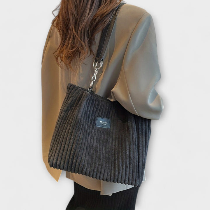 Aurora. - Soft Cord Shoulder Bag
